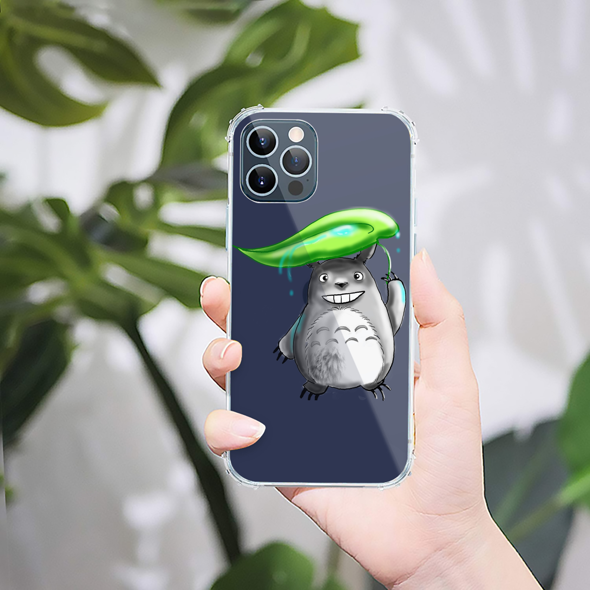 （画像用） となりのトトロ 草壁メイ 草壁サツキ My Neighbor Totoro Satsuki Kusakabe Mei Kusakabe 【iPhone 12シリーズ対応】透明スマホケース（クリアソフトケース）
